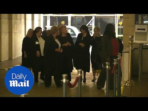 Survivors and relatives arrive for Grenfell Tower inquiry - Daily Mail
