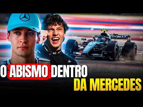 MERCEDES EM ALERTA: A DIFERENÇA ASSUSTADORA DE ANTONELLI PARA RUSSELL