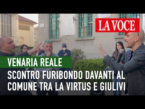 VENARIA REALE. Scontro furibondo sotto il Comune tra Virtus e Giulivi