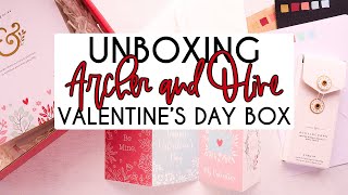 Unboxing: Archer & Olive Valentine's Day Box