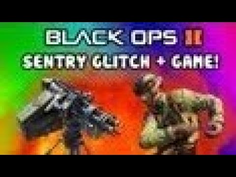 Black Ops 2 Sentry Gun Glitch & Custom Game - Sentry Run (Tutorial / Funny Moments / New Game)