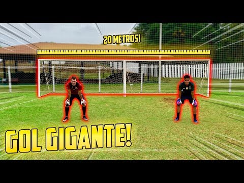 REZENDE E GONZE DEFENDENDO NO GOL GIGANTE!!