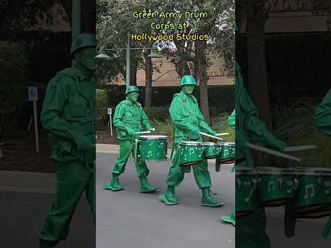 Green Army Drum Corps 🥁 Drummers #disney #shorts #toystory