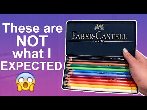 THESE PENCILS ARE NOT WHAT I EXPECTED.. Faber Castell Polychromos Review & Test Video