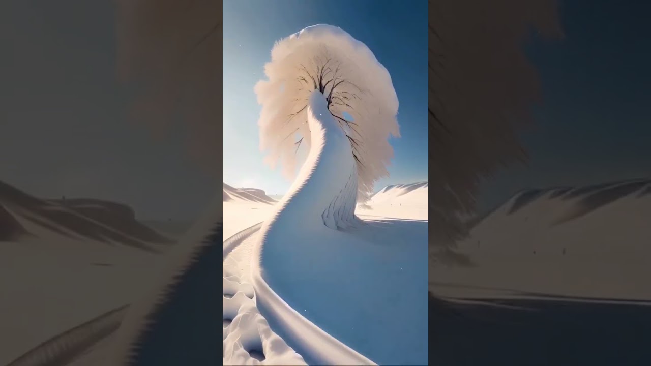 Mesmerizing Frozen Trees