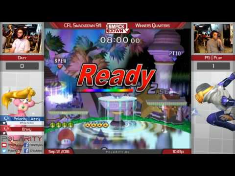 CFL Smackdown 94 Melee - PG Plup (Sheik) vs Oaty (Peach) - Winners Quarters