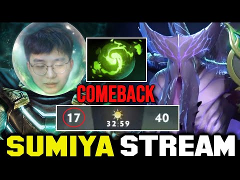 One Hour Try Hard Comeback vs Refresher Faceless Void | Sumiya Invoker Stream Moment 3265