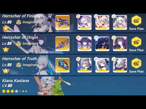 [Nirvana Abyss Husk Existentialism] 772 HoFi (S0) HoO (S0) HoTr (SS0) 3* Kiana