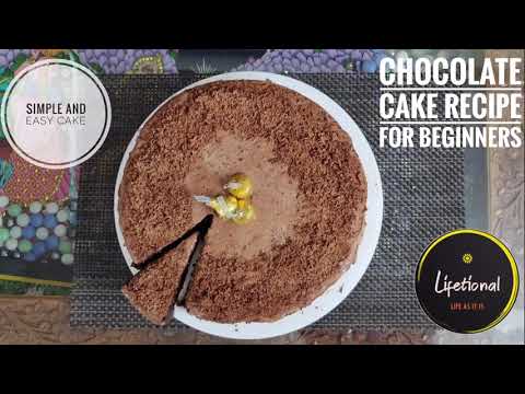 Simple and Easy Chocolate Cake Recipe for Beginners