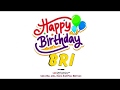 Happy Birthday Bri Whatsapp Status Bri