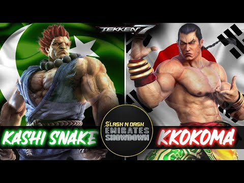 Kashi Snake (Akuma) 🇵🇰 vs 🇰🇷 Kkokoma (Feng) Slash & Dash - Emirates Showdown 2023 - Tekken 7