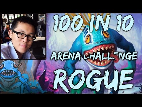 [Hearthstone] Challenge #1 Rogue 100 in 10 Arena #1 Part 3: Dude Yo So Professional