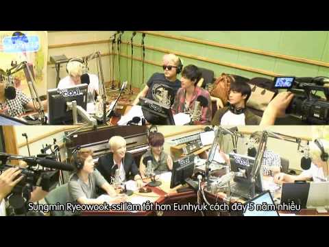 [Vietsub] 120720 Kiss The Radio with Super Junior [Part 1][HappyE.L.F]