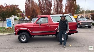 Video Thumbnail for 1986 Ford Bronco