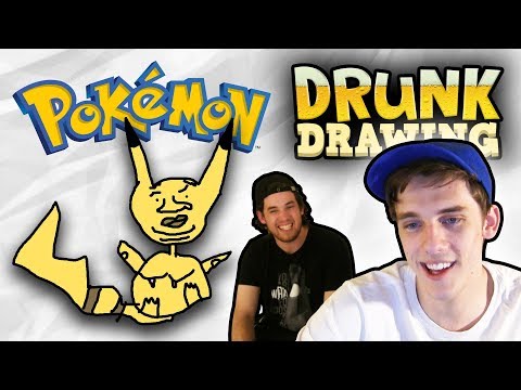DRUNK DRAWING POKEMON