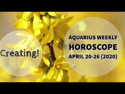 AQUARIUS WEEKLY Astrology Horoscope April 20- April 26 (2020)