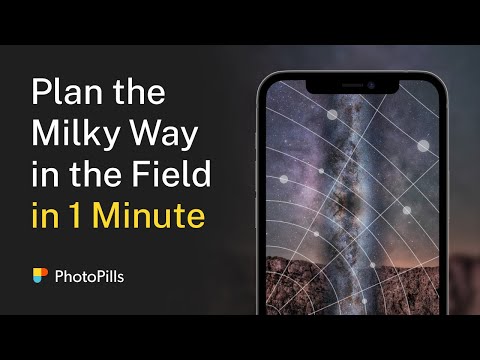 How to Plan a Photo of the Milky Way in 1 Minute | with the Augmented Reality tool