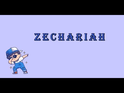 How to Pronounce Zechariah