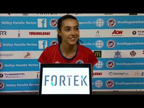 B1-F La centrale Ludovica Tullio commenta la prestazione del VPT contro Volley 2001 Garlasco
