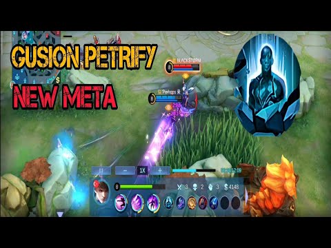 ONE COMBO KILL GUSION WITH PETRIFY! - MLBB