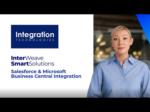 Salesforce & MS Business Central Integration with InterWeave SmartSolutions