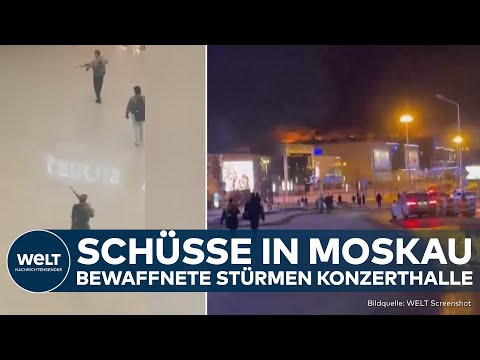RUSSLAND: Tote und Verletzte nach Schüssen in Moskau! Bewaffnete stürmen Konzerthalle