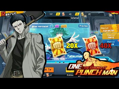 DAPET TATSUMAKI? TEST KEHOKIAN GW GACHA 60X-ONE PUNCH MAN THE STRONGEST