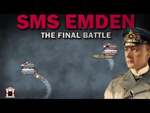 SMS Emden, 1914: The Battle of Cocos Islands and the Most Famous Cruiser of the War