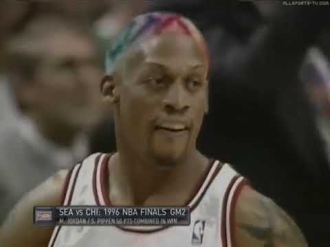 Chicago Bulls Vs Seattle Supersonics 96 Game 2 NBA Finals MJ, Pip, Shawn Kemp, GP-HomeCourtEdge TV