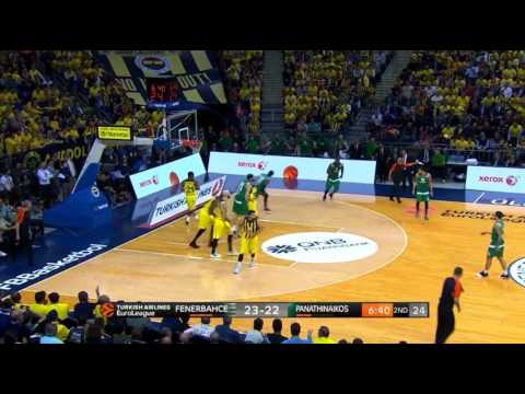 Amazing dunk by Kenny Gabriel against Fenerbahce