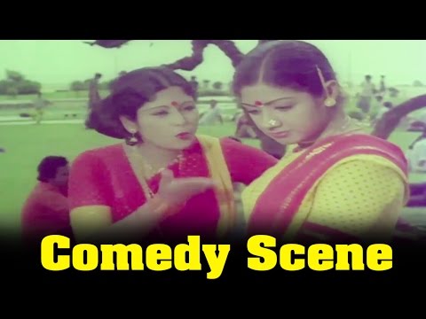 Pattakathi Bairavan Movie : Jayasudha, And SriDevi, Ice Cream Comedy Scene