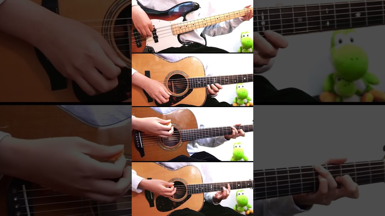 【マリオカートワールド】レインボーロードのBGMをアコギで弾いてみた。　#switch2  #マリオカートワールド  #ギター