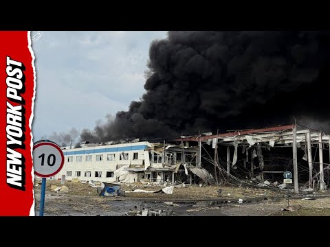 Massive Russian Drone Attack in Western Ukraine Destroys American Factory