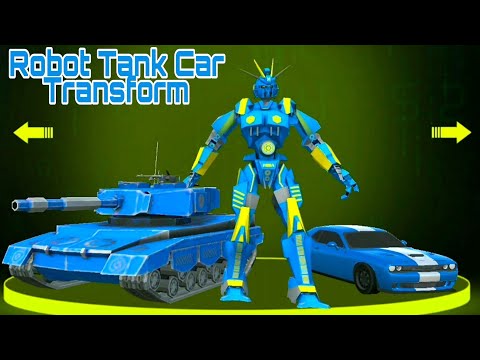 Tank Robot Transforming Car : Robot Shooting Games #2 | Tank Tempur Berubah Jadi Robot Mobil Balap