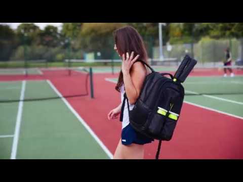 Targus Work + Play™ Racquets 15.6" Laptop Backpack - Black/Yellow - video 1