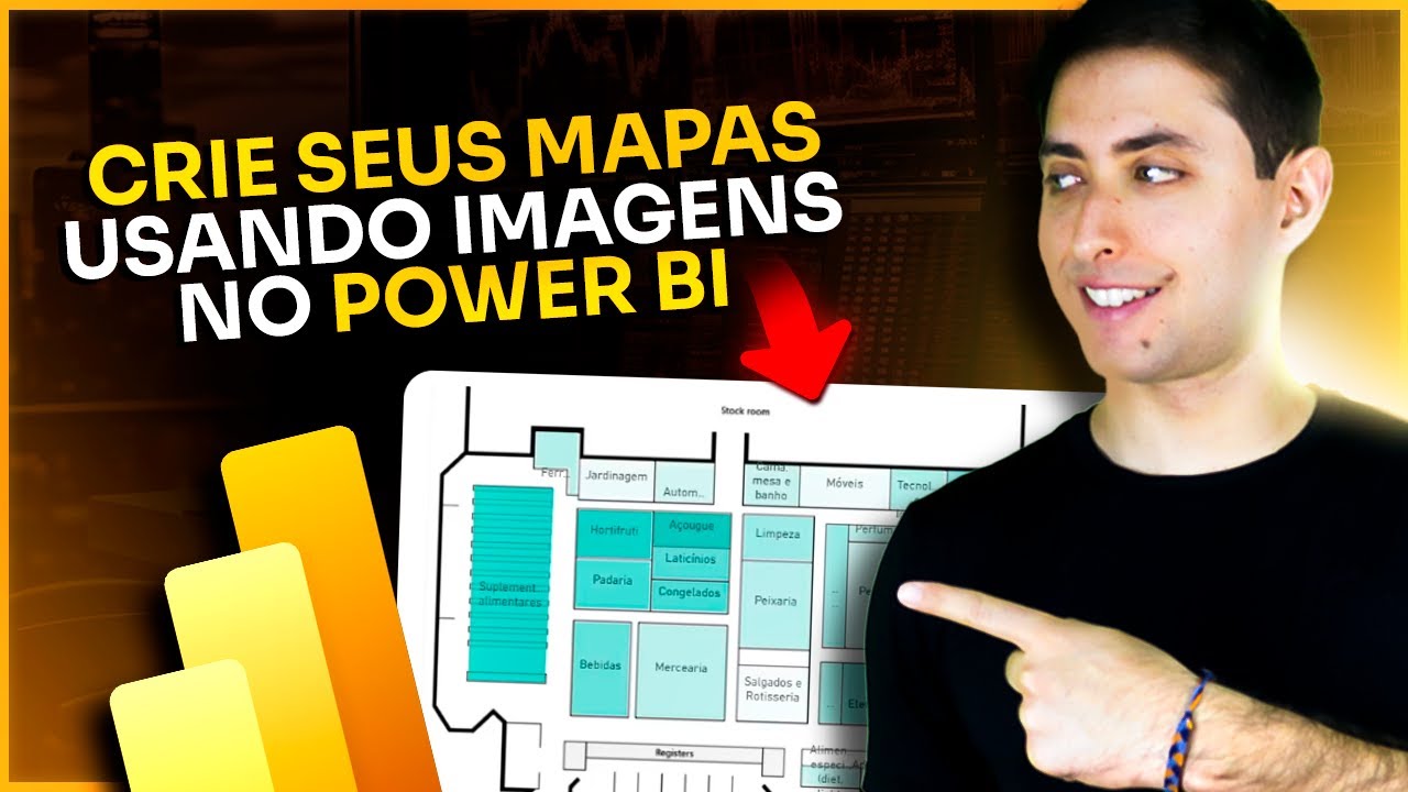 Crie seus próprios Mapas usando Imagens no Power BI Layouts e Plantas Baixas