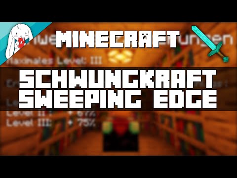 Schwungkraft / Sweeping Edge - Verzauberung erklärt - Schwertverzauberung - Minecraft Tutorial [CC]