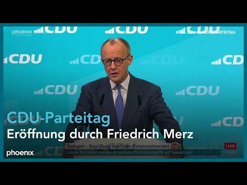 CDU-Parteitag: Eröffnung durch Friedrich Merz am 20.02.26