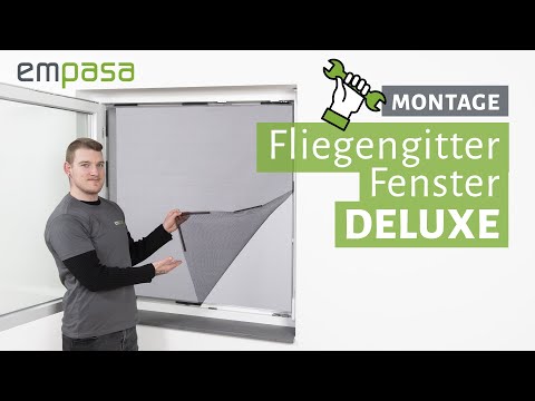 Fliegengitter Fenster DELUXE anbringen – Magnet-Befestigung ohne Bohren – Montageanleitung | empasa