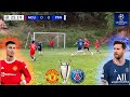 PSG x MANCHESTER UNITED FINAL UEFA CHAMPIONS LEAGUE GAME 5 x 5 ‹ Rikinho ›