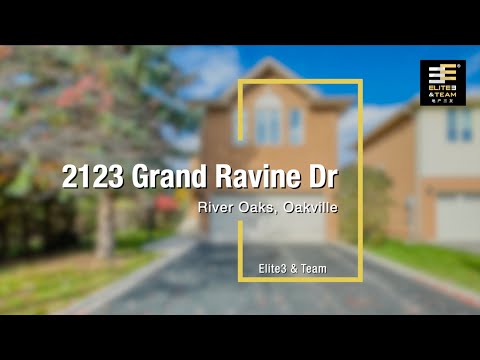 2123 Grand Ravine Dr, Oakville - Backing Onto Park - Elite3 & Team