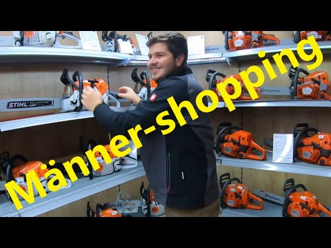 Forestry work and chainsaw