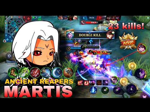 23 kills + Martis Burtal Damage Build | New Hero Julian | Best Build 2022 | mobile legends bang bang