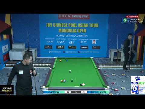 A Batkhuu VS D Damdinjamts - Stage 1 - 2019 Joy Chinese Pool Asian Tour Mongolia Open