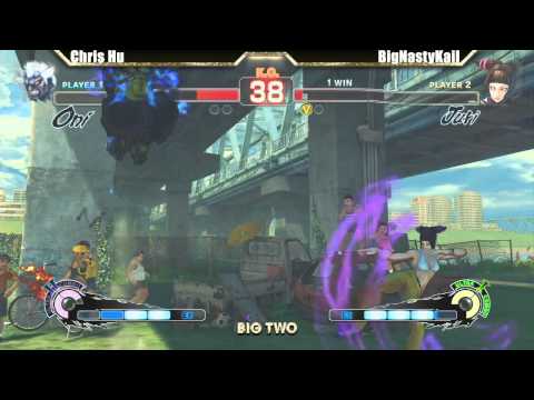 SSF4 AE 2012 Chris Hu vs BigNastyKail - Big Two #9 Tournament