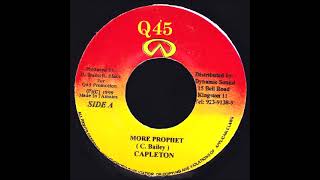 Capleton - More Prophet (1999) **RAW &amp; UNCENSORED**