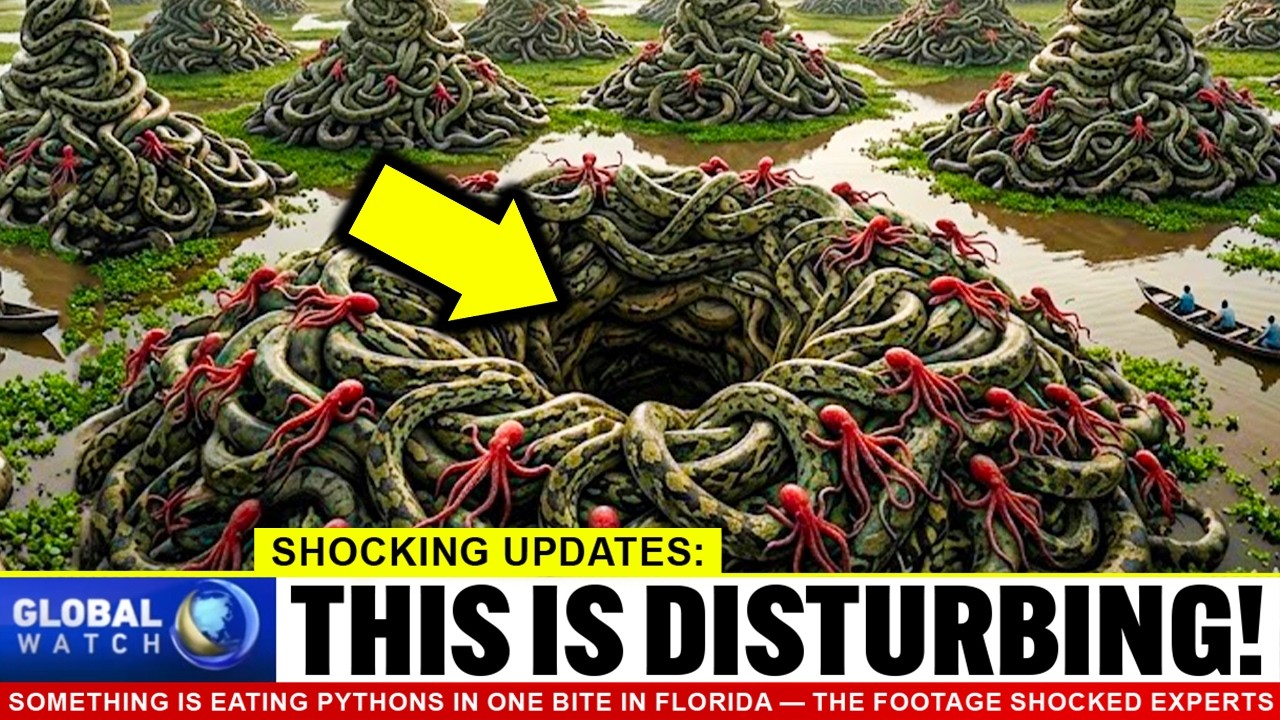 Something Is Eating Pythons In One Bite in Florida — The Footage Shocked Experts