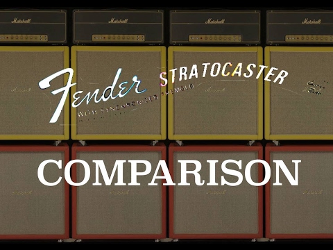 1966 vs 1977 STRATOCASTER COMPARISON Fender and Texas Specials