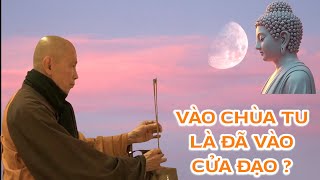 VÀO CHÙA TU NHƯ THẾ NÀO ? | HÒA THƯỢNG THÍCH PHƯỚC TỊNH
