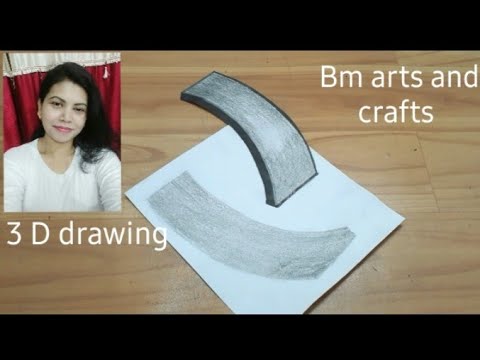 Very Easy Drawing Floating Letter I - How to Draw 3D Letter I - 3D Alphabet I drawing (very easy)